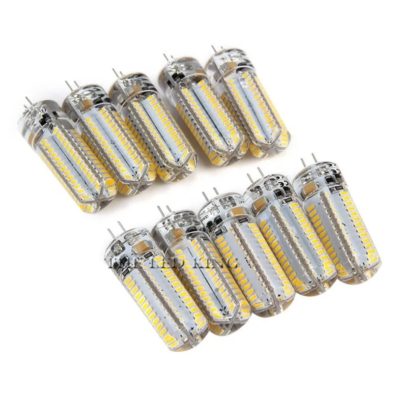 10X G4 светодиодный 24 32 48 64 104 152 светодиодный SMD 3014 2835 AC DC 12V 220V 3 Вт, 5 Вт, 9 Вт, 12 Вт, 15 Вт 21 360 Угол луча Рождественский светодиодный лампа светильник