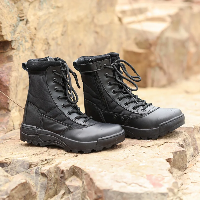 

New Men Women Ultralight Outdoor Speed Shoes Hiking Camping Special Forces Desert Military Boots Ankle Combat Breathable Trainin