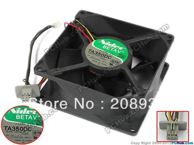 Для NIDEC TA350DC M34789-57 CQ4 9238 12 В 1A 9 см вентилятор 157383-004 + охлаждающий | Компьютеры и офис