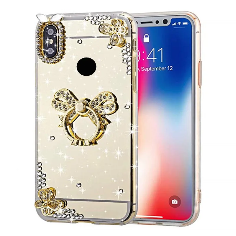 Чехол для Redmi 7 7a 6a чехол Xiaomi Mi A2 Lite A3 9 A1 Max 2 3 6 5 plus 8T Note 8 pro 4x зеркальный Прозрачный