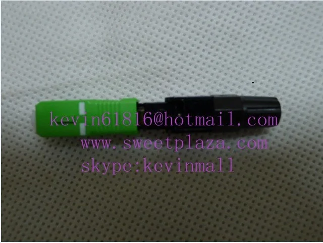

green Connector SC/APC optical connector cool fiber junction with SC/APC port, singlemodel