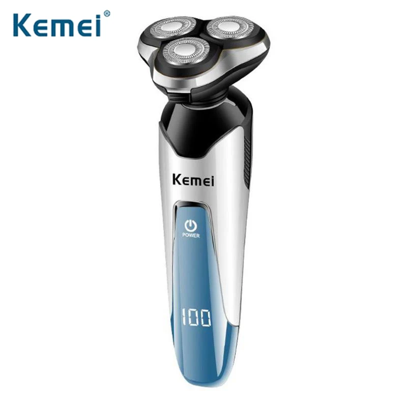 Kemei KM-5390 4 в 1 Перезаряжаемый для бритья электрическая бритва триммер для волос в носу моющаяся электрическая бритва для стрижки волос