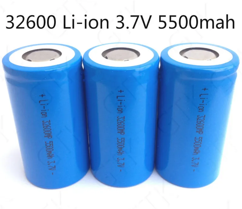 3 7 в литиевая батарея 32600 литий ионная li ion 5500 мАч для flishlight электронная сигарета