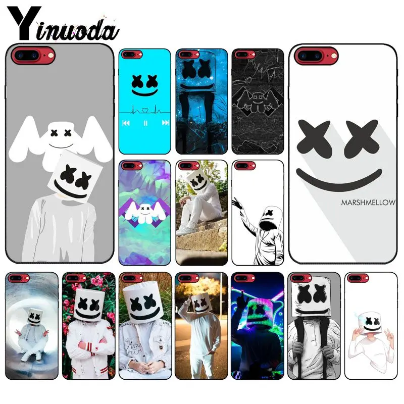 

Yinuoda Marshmello DIY Luxury High-end Protector Case for iPhone X XS MAX 6 6S 7 7plus 8 8Plus 5 5S XR