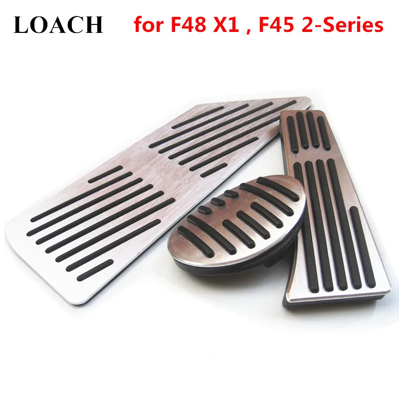 AT Fuel Brake Footrest Pedals Pads for BMW F48 X1 F45 2Series Foot Rest Car Cover Trim Pad Aluminium Gas Accelerator Anti-Slip | Автомобили