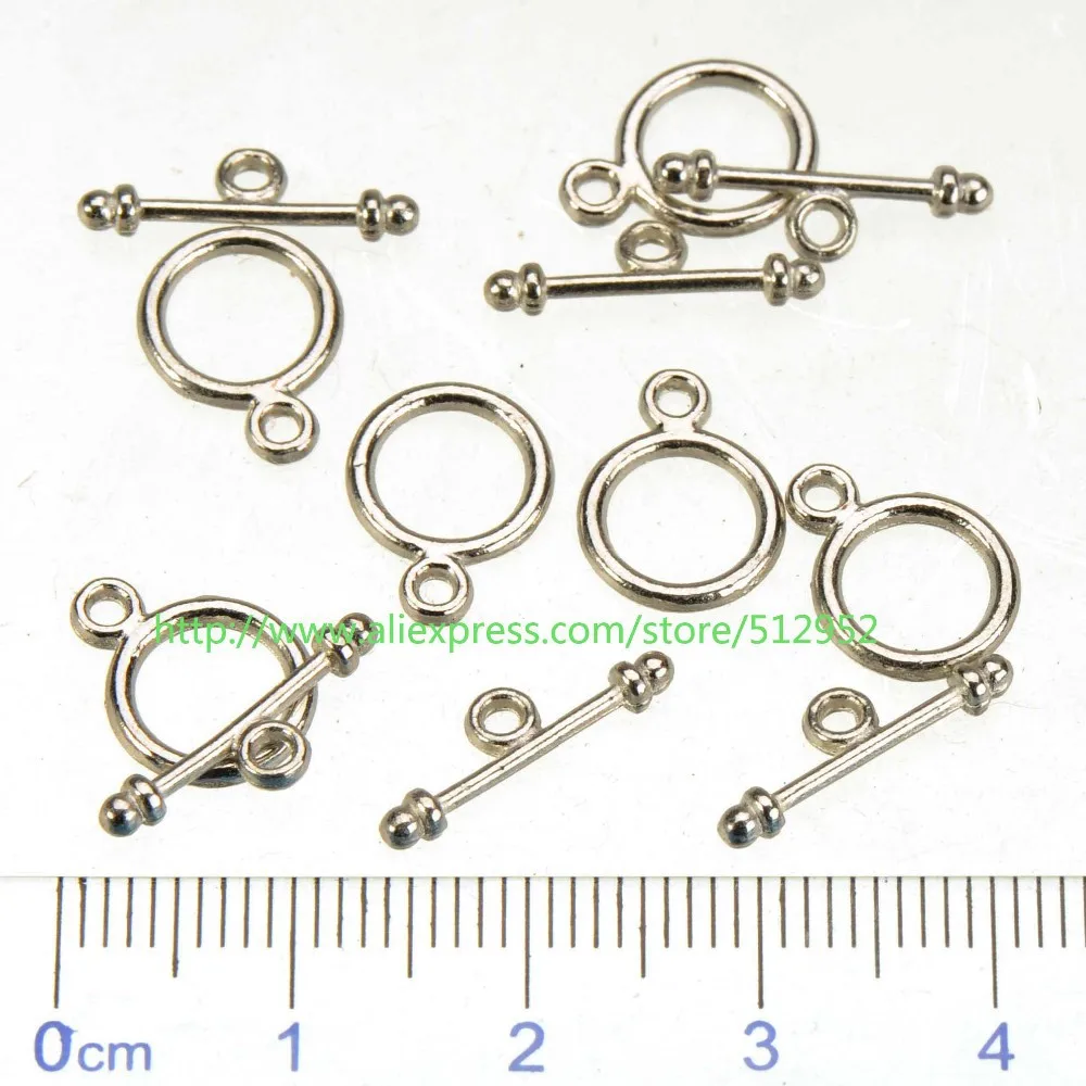**NEW ITEM** 4 Sets 15mm Rose Gold Tibetan Metal Toggle T-Bar Clasps Connectors