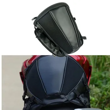 

Motorcycle Bags Luggage Moto Bike Sports Waterproof Back Pack Seat Carry Tail Bag Storage Saddlebag Leather for Motorbike Tool