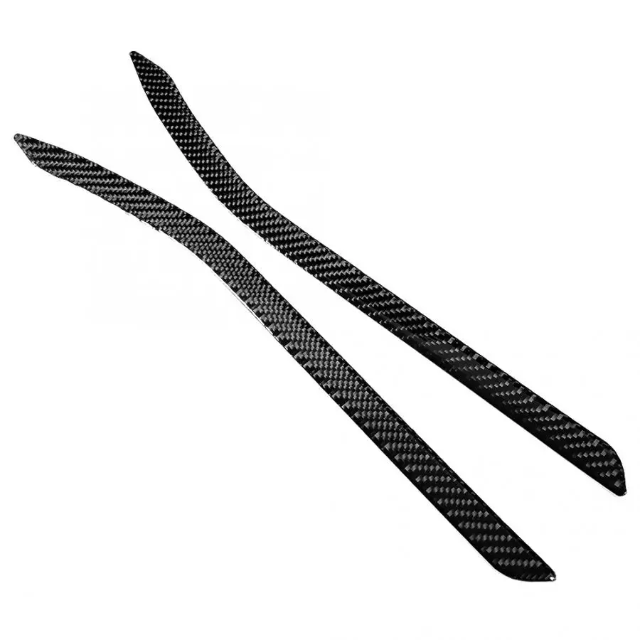2 шт. карбоновая задняя противотуманная фара для автомобиля Накладка для Теслы модель X 2012 2013
