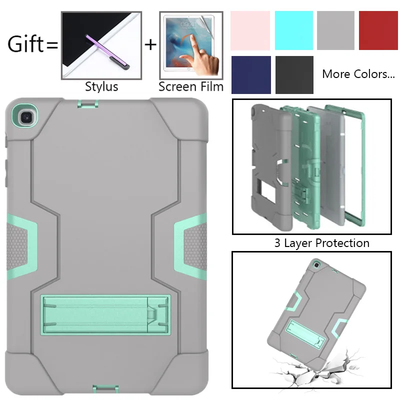 

Case For Samsung Galaxy Tab A 10.1 2019 T510 T515 SM-T515 ST-T510 Stand Case Cover Tablet Shockproof Heavy Duty Capa Funda