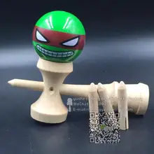 200 шт. кендама полиуретановый краска мяч ниндзя Kendama, Профессиональная деревянная игрушка 4 клюшки для гольфа