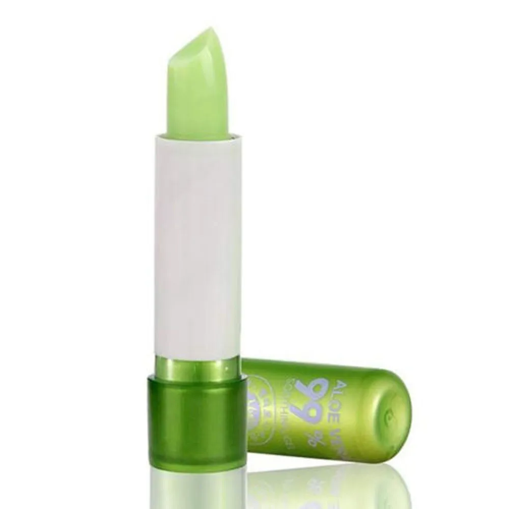 

1PCS Aloe Vera Moisturizing Lipstick Moisturizing Color Warming Lasting Moisturizing Balsam do ust1m