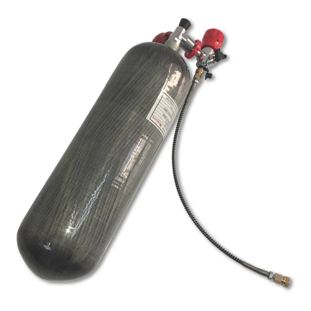 RUS отгрузки HPA Пейнтбол PCP Air Tank 4500PSI композитного углеродного волокна