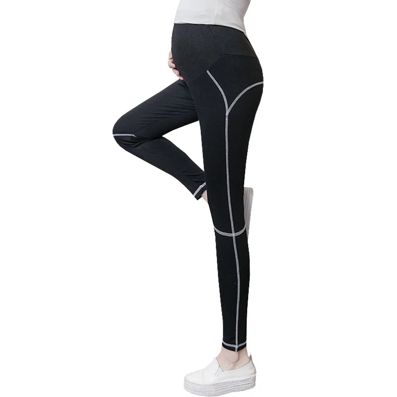 black skinny maternity trousers