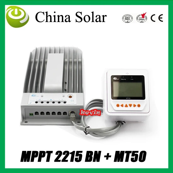 

New Tracer MPPT Solar Controller 20A 150V solar panel input Remote Meter LCD MT50 EPsolar