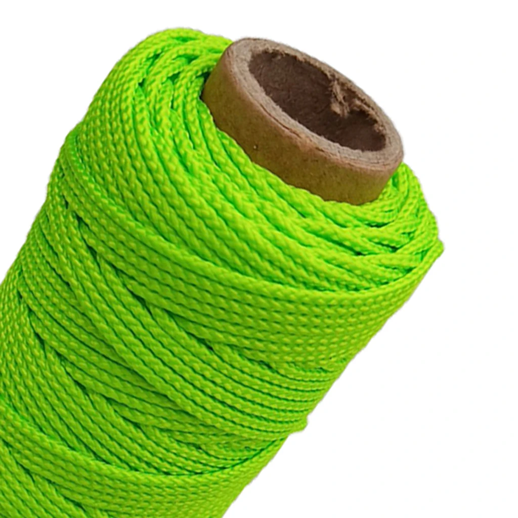 Scuba Diving Reel Line Replacement High Strength Polyester Rope for Safety Dive Marker Dive Float Flag Diving Equipment Gear Acc