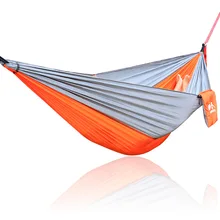 1 человек портативный гамак из парашютной ткани кемпинг выживания сад Flyknit Охота Досуг Hamac путешествия двойной человек хамак