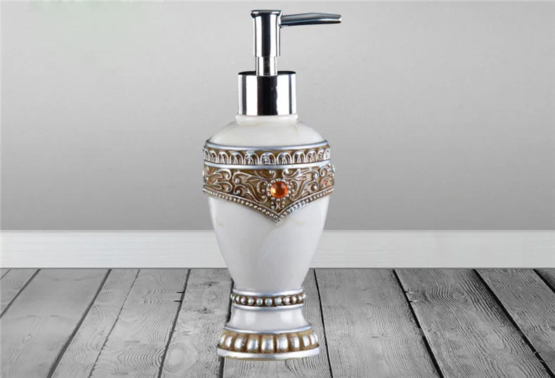 liquid soap dispensers resin soap pump Bathroom imported resin Bottle Bath Bathroom accessories soap dispensers (5)