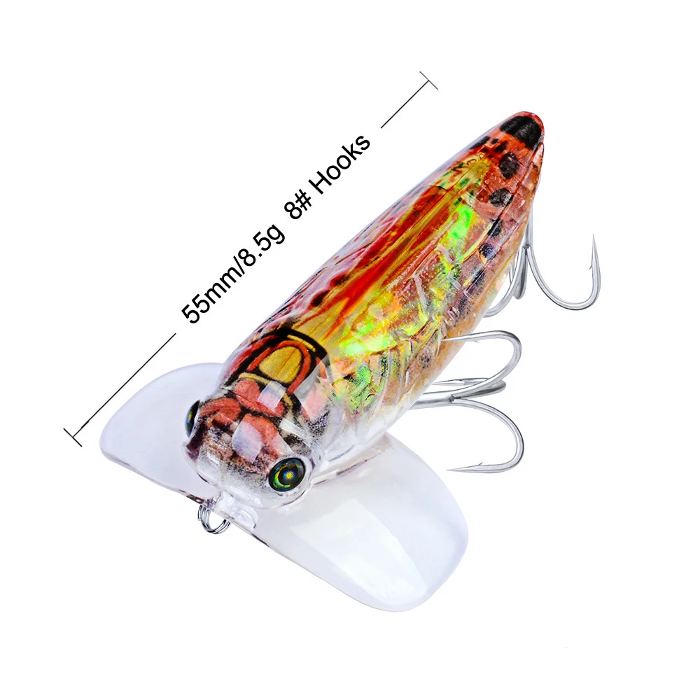 1PC insect Lures 8.5g 0.30oz Hard Bee Fishing Hard Bait 5.5CM 2.17