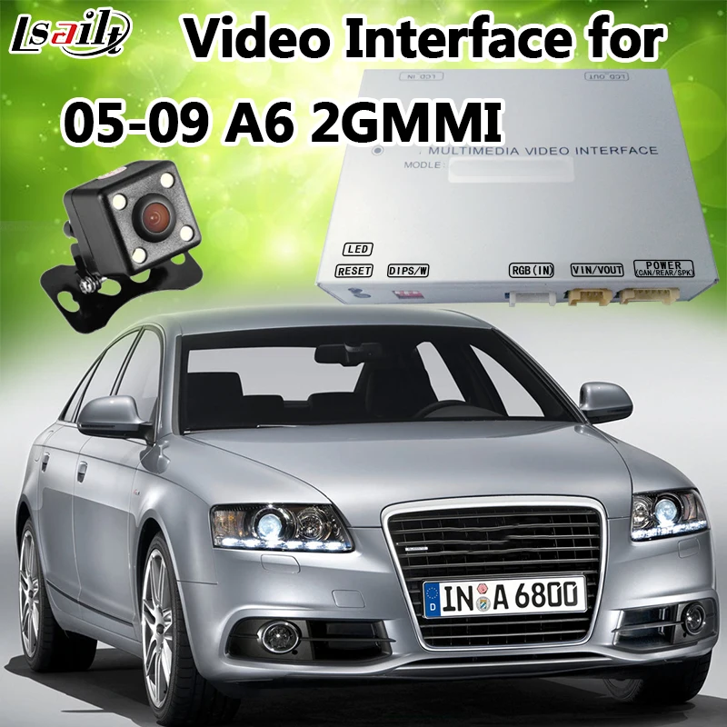 

Reversing Camera Interface Multimedia Video Interface for AUDI A6 2GMMI Enable to Install 360 Panorama Camera , Navigation Box