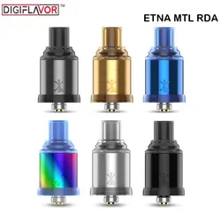 Оригинальный Digiflavor ETNA MTL RDA танк одной катушки RDA верхняя часть испарителя кепки с блокировкой поддержка электронных сигарет поле Mod Vape