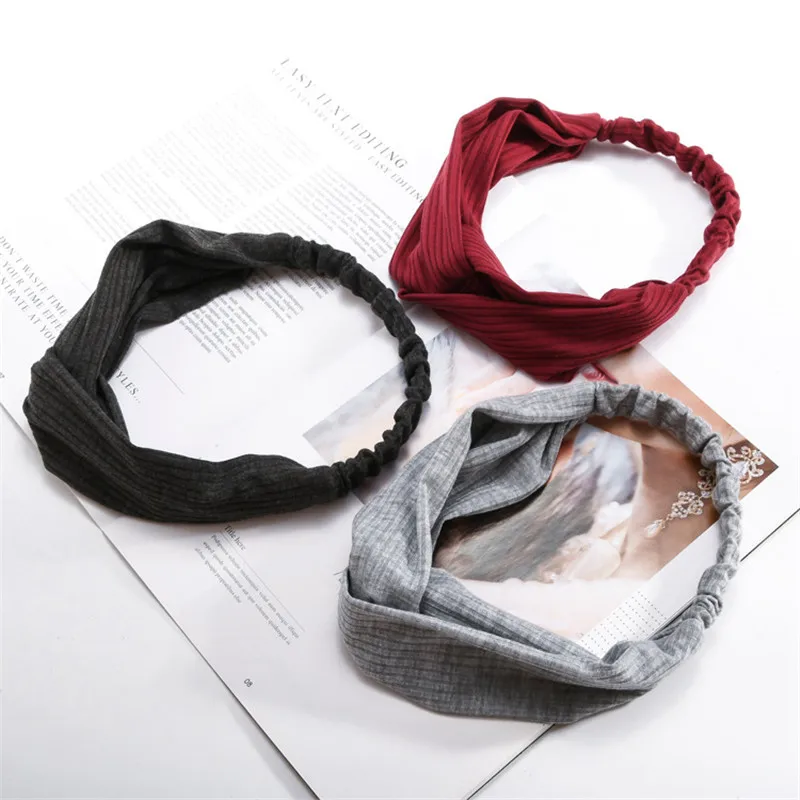  Women Hair Accessories Fashion Hairband Girls Headband Turban Elastic Hair band  (12)