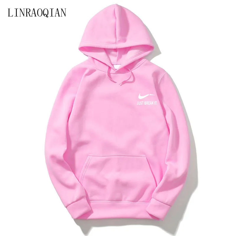 

Autumn Long Sleeve Sweatshirt Just Break It Printed Men Hoodies Fashion Mens Casual Pullover Male Tracksuits Moleton Masculino