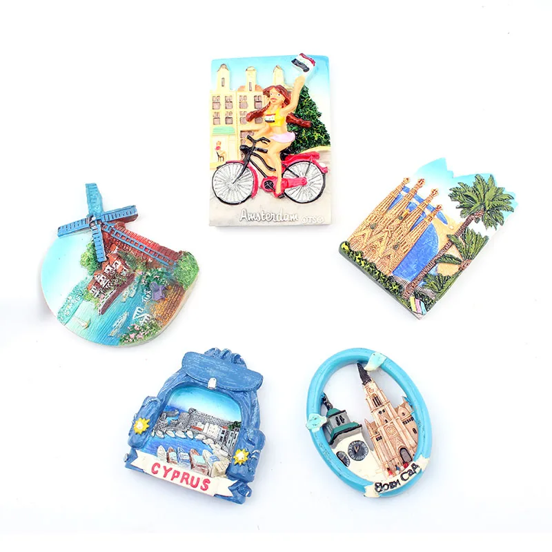 

3D Handmade resin Refrigerator Fridge Magnet Home Decoration Craft Souvenir Collection NEW