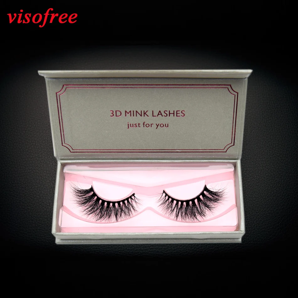 

Visofree Eyelashes Makeup Mink eyelashes Handmade Full Strip Lashes Natural Long 3D Mink Lashes Cruelty-free False Eyelashes E07