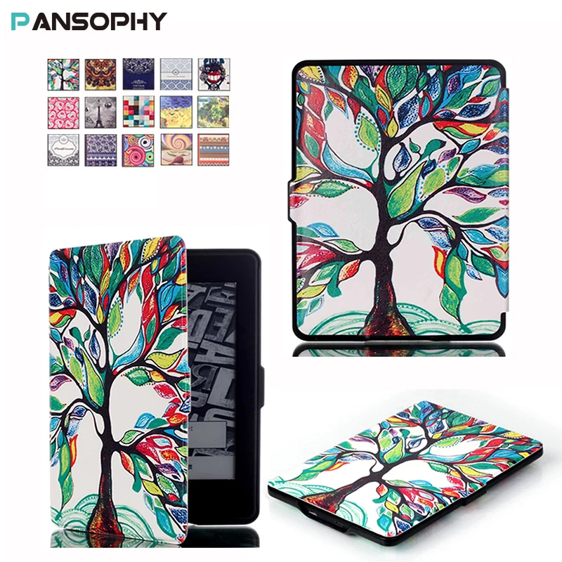 

For Kindle Paperwhite 1 2 3 Case Stand Leather Cover for All Kindle Paperwhite 2013 2015 2016 Ereader Case with Auto Wake/Sleep