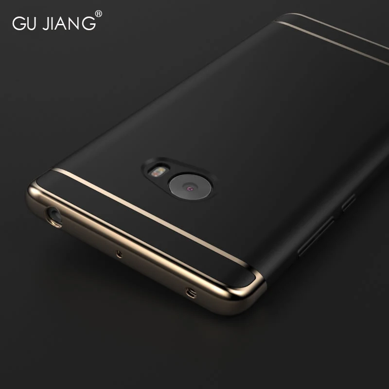 GU JIANG Brand Luxury 3 in 1 Full Cover Protector Slight Matte Case for Xiaomi mi note 2 Hard PC Electronic-plating Shell |