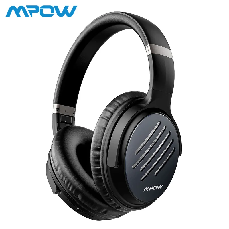 

Mpow H16 Upgraded Active Noise Cancelling Headphones Fast Charging 30H Playing Time Wireless/Wired Headset For PC TV cellPhones