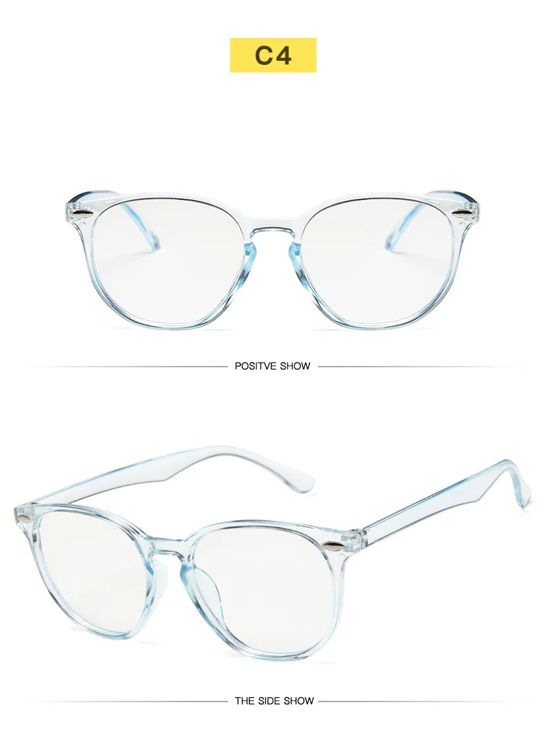 Новые анти голубой свет кошачий глаз очки оправа Модные Женские однотонные прозрачные очки оправа близорукость очки