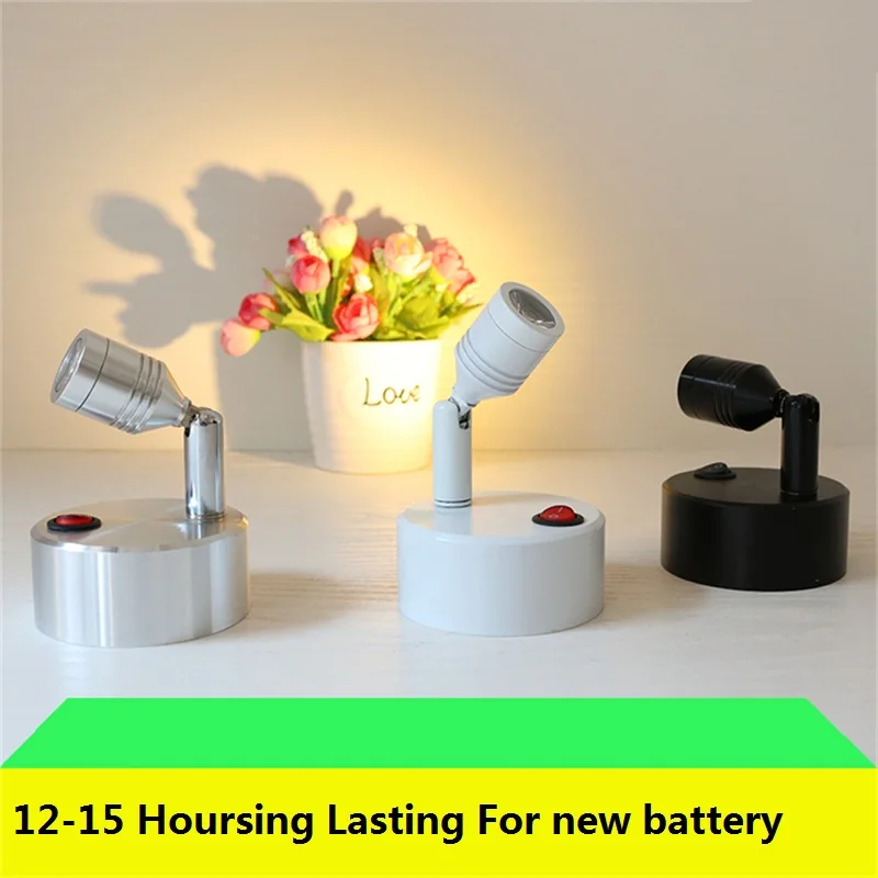 1w /3w Aaa Battery Led Spot Lamp ,led Accent Lighting,counter