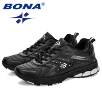 BONA hommes chaussures décontractées marque hommes chaussures hommes baskets appartements confortables respirant microfibre loisirs de plein air chaussures Style à la mode 5