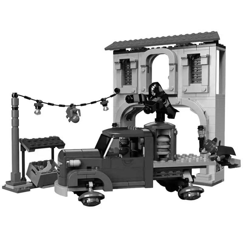 

Presale figure Dorado Showdown Model compatible with Legoed block bricks Children Toys Birthday Gift For child
