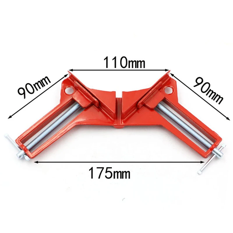 90 градусов правый угол зажим рамка для фотографий угловой зажим 100 мм Mitre зажимы угловой держатель ручной инструмент для дерева 4 дюйма