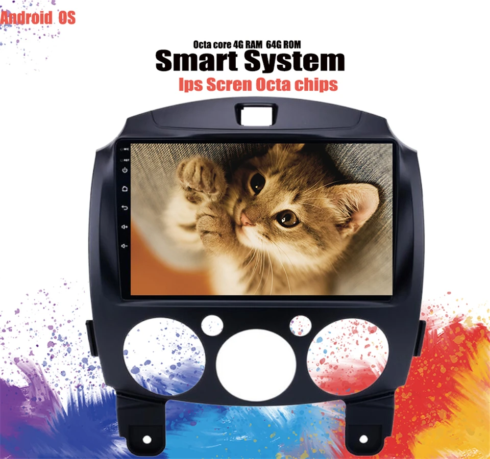 Sale 4G+32GB Android 9.1 Car DVD GPS Navigation For MAZDA 2 /DE/Third generation 2007-2014 Car Multimedia Player Radio 4G LTE WiFi 1 Sale 4G+32GB Android 9.1 Car DVD GPS Navigation For MAZDA 2 /DE/Third generation 2007-2014 Car Multimedia Player Radio 4G LTE WiFi 1