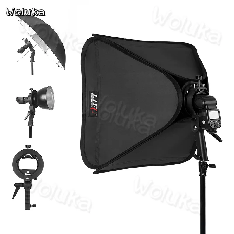 80*80 см ручной S-образный софтбокс портативный speedlite с кронштейном стабильная