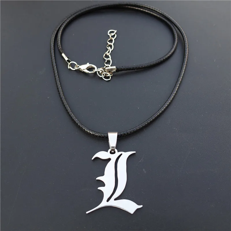 Цепочка Из Нержавеющей Стали с надписью Death Note Double L|stainless steel necklace|steel necklaceanime jewelry |