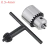 2pcs/set Mini 0.3-4mm JTO Drill Collet Chuck with 1/4'' Chuck Inner Hole and Hexagon Key Wrench for DIY Electric Drill ► Photo 1/6