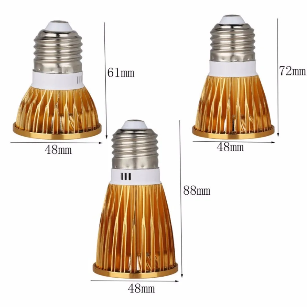 Лидер продаж супер яркая светодиодная лампа GU10 B22 E27 E14 GU5.3 Светодиодный прожектор с подсветкой лампа 6 Вт, 9 Вт, 12 Вт, теплый/холодный/естесственный белый AC85-265V лампы