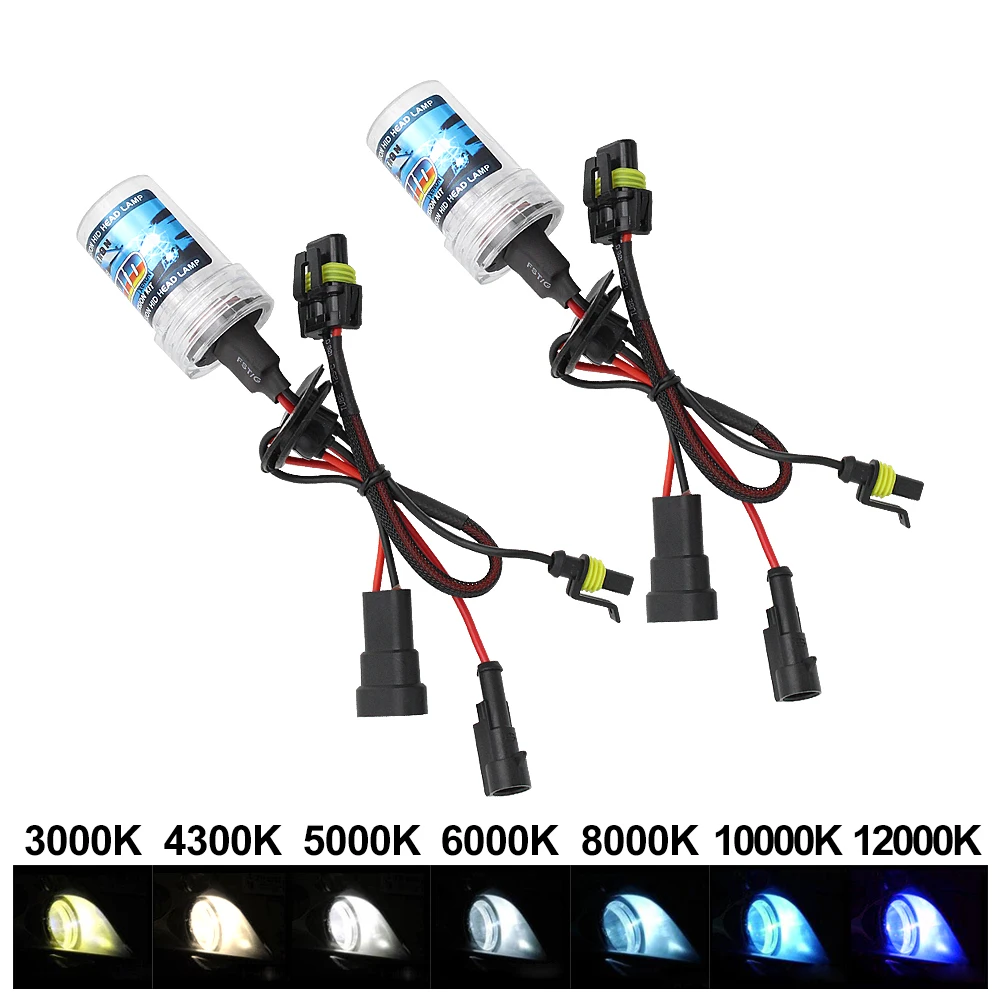 2 шт. 12 V 35 W HID Xenon комплект для преобразования света H1 H3 H7 H11 9005 9006 автомобильные ксеноновые лампы авто фары 3000 k-12000 k