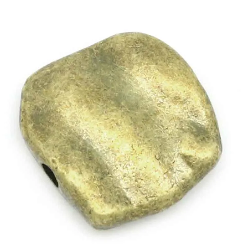 

Doreen Box hot- Spacer Beads Square Antique Bronze 11x10mm,Hole:Approx 1mm,50PCs (K02201)