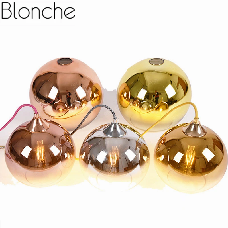  Modern Clear Glass Ball Pendant Lights Led Hanging Lamp for Dining Room Living Room Indoor Decor Li - 33008560796