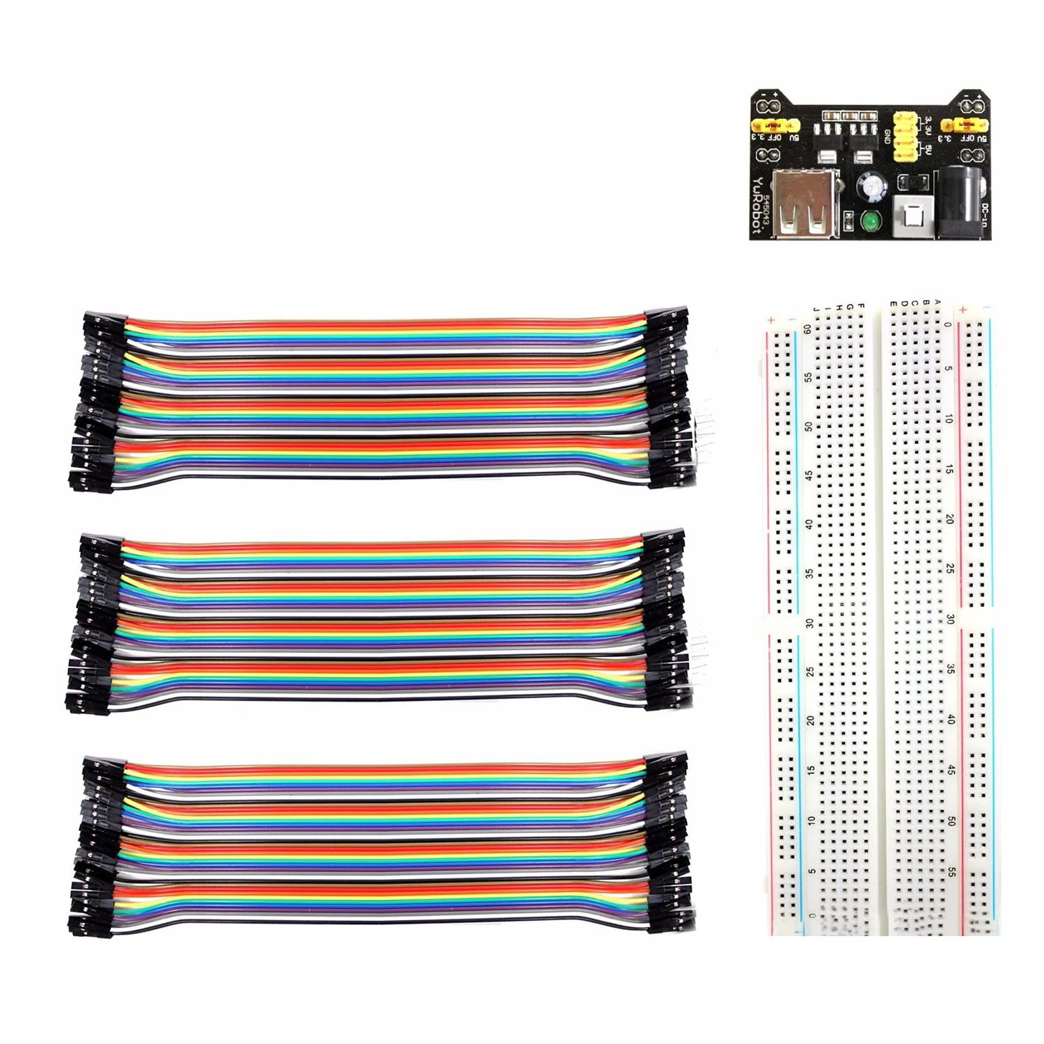 

3X Dupont Cable MB-102 830 Point Prototype PCB Solderless Breadboard Protoboard Dropshipping