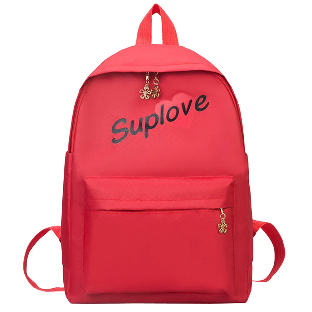 Buy Fashion Women Students Canvas Letter Shoulder Bag