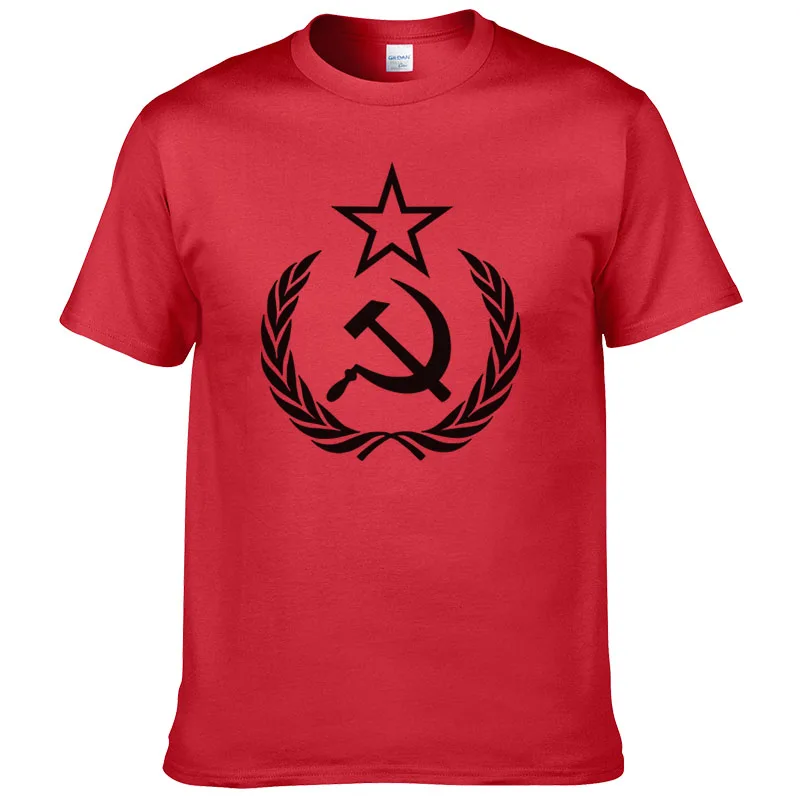 2017 новое поступление Мужская/женская футболка CCCP СССР Советская русская KGB