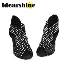 Женская Профессиональная танцевальная обувь для бального зала, женские туфли для танцев, туфли для латинских танцев на каблуке 5 см/7 см/8,5 см