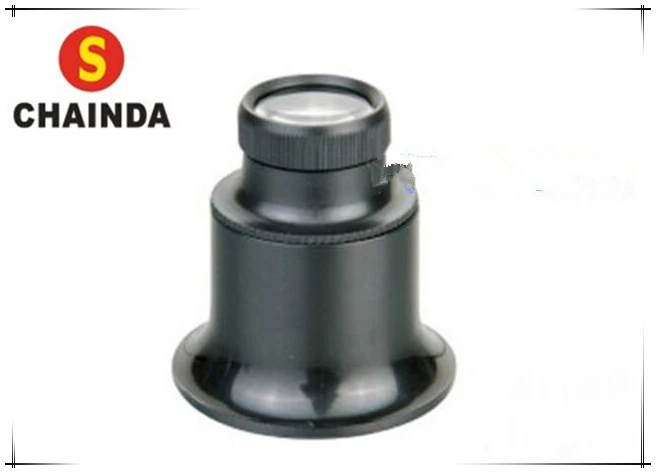 

Free Shipping 1pc Plastic Double Lens Loupe 20x Magnification for Watch Repair