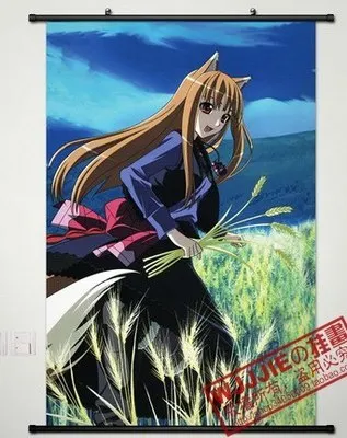Spice and Wolf Anime Wall Scroll Poster Home Decor 60X90CM XMAS Otaku Gift FV5